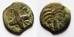 Ancient Coins - Judaea. Roman Procurators. Antonius Felix (AD 52-59) under Claudius Æ Prutah