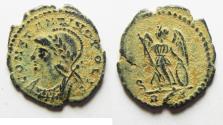 Ancient Coins - BEAUTIFUL ORIGINAL DESERT PATINA. CONSTANTINE I AE 3 . COMMEMORATIVE. ROME