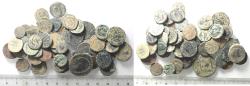 Ancient Coins - AS FOUND: LOT OF 50 ROMAN AE COINS