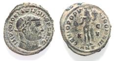 Ancient Coins - AS FOUND. LARGE DIOCLETIAN AE FOLLIS