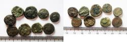 Ancient Coins - PARTHIA. AS FOUND. LOT OF 9 AE COINS