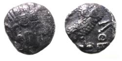 Ancient Coins - ARABIA, Southern. Saba'. Late 4th–mid 2nd centuries BC. AR Half Unit