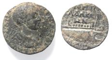 Ancient Coins - AS FOUND: DECAPOLIS. GORDIAN III AE 24 . GALLEY