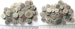 Ancient Coins - AS FOUND: LOT OF 50 ROMAN AE COINS