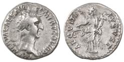 Ancient Coins - Nerva AR Denarius, About Very Fine, 97 C.E.