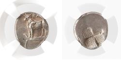 Ancient Coins - Bithynia, Kalchedon AR Half Siglos (or drachm), Very Scarce - see notes, NGC Ch VF, 340 - 320 B.C.E.