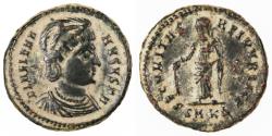 Ancient Coins - Helena AE Follis, VF+/EF, 324 - 330 C.E.