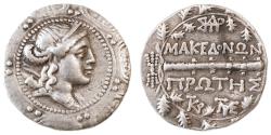 Ancient Coins - Macedon, First Meris AR Tetradrachm, Very Fine, 167 - 148 B.C.E.