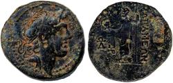 Ancient Coins - Apamea Quasi Autonomous of Alexander Balas AE22, Scarce AVF, 150/149 B.C.E.