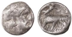 Ancient Coins - Seleukos I Nikator AR Drachm, Scarce Fine, 312 - 281 B.C.E.