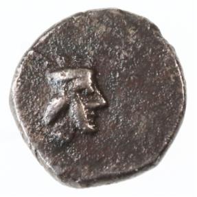 Judaea Yehud AR Half Gerah, Choice VF+, see notes, Circa. 350 - 330 B.C.E.