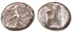 Ancient Coins - Persia, Achaemenid Kings AR Siglos,  Fine, Darios I to Xerxes II, 485 - 420 B.C.E.