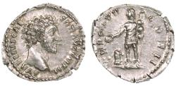 Ancient Coins - Marcus Aurelius AR Denarius, Choice Extremely Fine, 152/153 C.E.