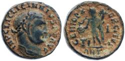 Ancient Coins - Licinius I AE Follis, HEAVY VF, Apparently Unpublished in RIC, Circa. 311/312 C.E.