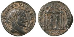 Ancient Coins - Maxentius AE Follis, GVF, Very Scarce, 308/309 C.E.
