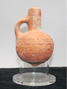 Ancient Coins - Cypriot Painted Juglet, Scarce & Intact, Very good condition, Iron Age 1200 - 586 B.C.E.