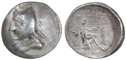 Ancient Coins - Phriapatos to Mithradates I AR Drachm, AVF, Scarce, 185 - 132 B.C.E.