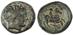 Ancient Coins - Philip II of Macedon AE, VF/VF+, Macedonian Mint, 359 - 336 B.C.E.