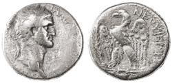 Ancient Coins - Galba AR Tetradrachm, Antioch, Fine+, 68 C.E.