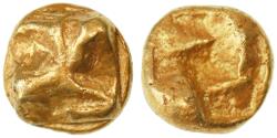 Ionia, Uncertain Mint EL 1/24th Stater, GVF, 625 - 600 B.C.E.