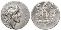 Ancient Coins - Ariarathes VI AR Drachm, Cappadocia, CHOICE VF+, Rare date, Year 10 - 121/120 B.C.E.