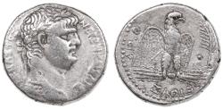 Ancient Coins - Nero AR Tetradrachm " Sela Neronis ", Antioch, Very Fine, 62/63 C.E.