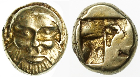 Ancient Coins - Ionia, Phokaia EL Hekte, Very RARE, Near EF, 521 - 478 B.C.E.
