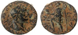 Ancient Coins - Tiberias, Hadrian, VF+, Circa. 119/120 C.E.