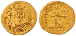 Ancient Coins - Phocas AV Gold Solidus, Near MINT State, 602 - 610 C.E.