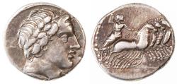 Ancient Coins - Roman Republican Gargilius (C. Gargonia), Ogulnius and Vergilius AR Denarius, VF, 86 B.C.E.