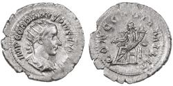Ancient Coins - Gordian III AR Antoninianus, Medallic Flan!, About Extremely Fine, 240 C.E.