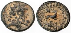 Ancient Coins - Antioch Civic Coinage AE, " Star of Bethlehem ", AVF, 13/14 C.E.