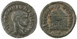 Ancient Coins - Divus Romulus AE 1/3rd Follis, Rare VF, Pedigreed, 310/311 C.E.