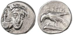 Ancient Coins - Istros, Moesia Thrace AR Drachm, Very Fine, 4th Century B.C.E.