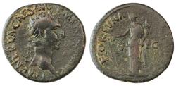 Ancient Coins - Nerva AE AS, About Very Fine, 97 C.E.