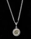 Ancient Coins - Ancient Alexander Jannaeus AE Widow's Mite in Sterling Silver necklace, Coin 103 - 76 B.C.E.