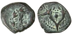 Ancient Coins - Alexander Jannaeus AE Prutah, Lovely Double Strike, GVF, 103 - 76 B.C.E.