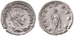 Ancient Coins - Gordian III AR Antoninianus, Extremely Fine, 243/244 C.E.