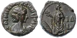 Ancient Coins - Salonina Billon Tetradrachm, Alexandria, BOLD GVF, 266/267 C.E.