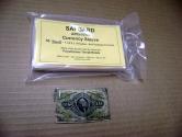 Us Coins - Safgard (TM) Inert Sleeves - Small Currency (Fractional) -  50-Pack  MADE IN USA