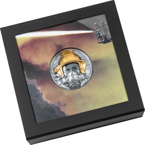 Mints - FIREFIGHTER Real Heroes 5 Oz Gold Coin 500$ Cook Islands 2021