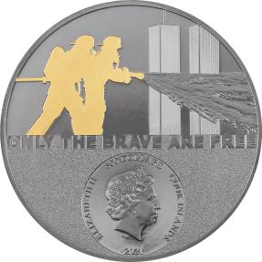 Mints - FIREFIGHTER Real Heroes 5 Oz Gold Coin 500$ Cook Islands 2021