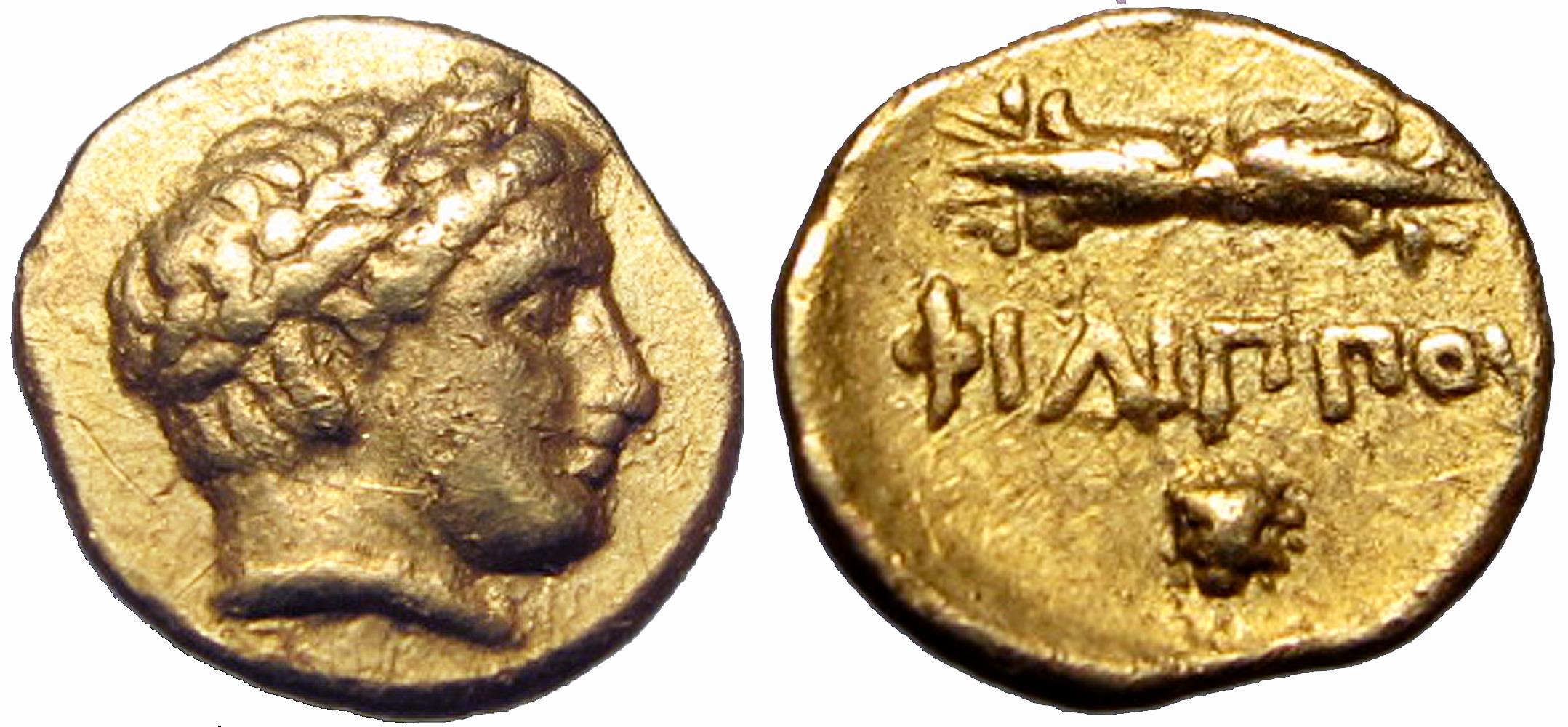 Kingdom of Macedon, Philip II AV 1/12 Stater. Pella, circa 340/36