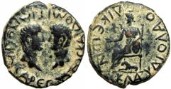 Ancient Coins - Lykaonia. Laodikeia Kombusta . Titus and Domitian, as Caesars circa AD 69-79.