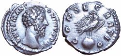 Ancient Coins - Divus Marcus Aurelius. Died AD 180. Bold example.