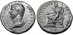 Ancient Coins - Roman Empire, Hadrian, (AD117-138) AE Sestertius.