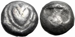 Ancient Coins - KYRENAICA, Kyrene. Circa 500-480 BC. Extremely rare early issue.