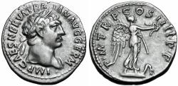 Ancient Coins - Trajan. AD 98-117. AR Denarius.