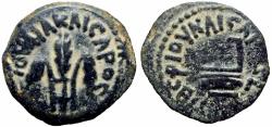 Ancient Coins - Judaean; Pontius Pilate, Roman Prefect under Tiberius, 26 - 36 A.D.