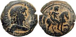 Ancient Coins - Antinous Æ Hemidrachm of Alexandria, Egypt. Dated RY 19 of Hadrian = AD 134/5.